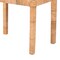 Baxton Studio Abelia Modern Bohemian Natural Rattan and Mahogany Wood Short Accent Bench 229-13147-ZORO - alternate 6